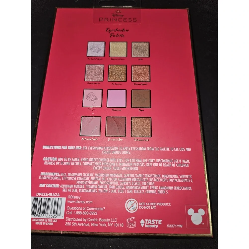 Taste Beauty Disneys Princess Beauty And The Beast Belle Eyeshadow Palette New